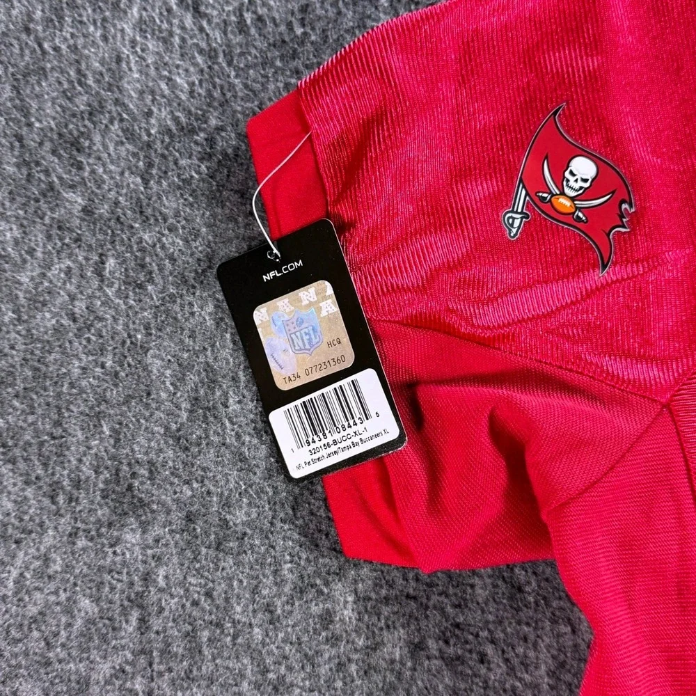 NEW Tampa Bay Buccaneers NFL Pet Jersey Red Mesh Dog‎ Shirt Premium Pet Gear XL